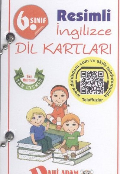 Dahi Adam 6. Sınıf Resimli İngilizce Dil Kartları Dahi Adam 6. Sınıf Resimli İngilizce Dil Kartları