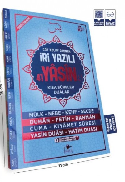 Yasin Şerif Çanta Boy İri Yazılı 160 Sayfa Yasin Şerif Çanta Boy İri Yazılı 160 Sayfa