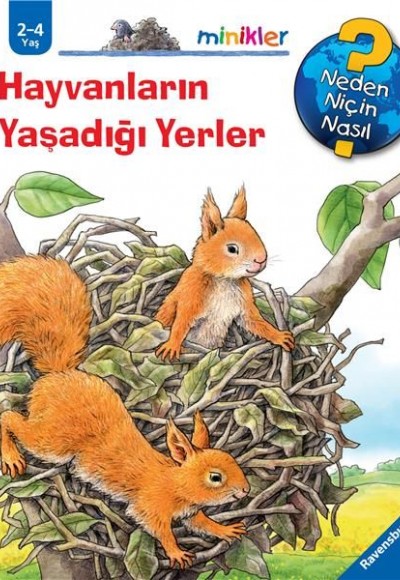 Ravensburger Minikler Serisi - Hayvanların Yaşadığı Yerler Ravensburger Minikler Serisi - Hayvanların Yaşadığı Yerler