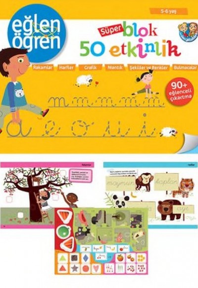 Eğlen Öğren Süper Blok 50 Etkinlik (5-6 Yaş) Eğlen Öğren Süper Blok 50 Etkinlik (5-6 Yaş)
