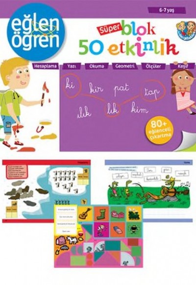 Eğlen Öğren Süper Blok 50 Etkinlik (6-7 Yaş) Eğlen Öğren Süper Blok 50 Etkinlik (6-7 Yaş)