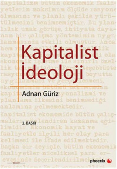 Kapitalist İdeoloji Kapitalist İdeoloji