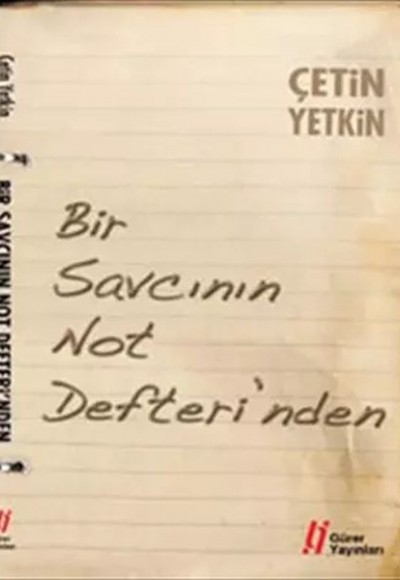 Bir Savcının Not Defteri'nden Bir Savcının Not Defteri'nden