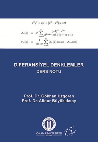 Diferansiyel Denklemler Ders Notu Diferansiyel Denklemler Ders Notu