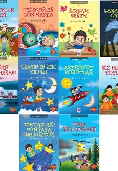Ömer İle Kerem'in Maceraları - 10 Kitap Takım Ömer İle Kerem'in Maceraları - 10 Kitap Takım
