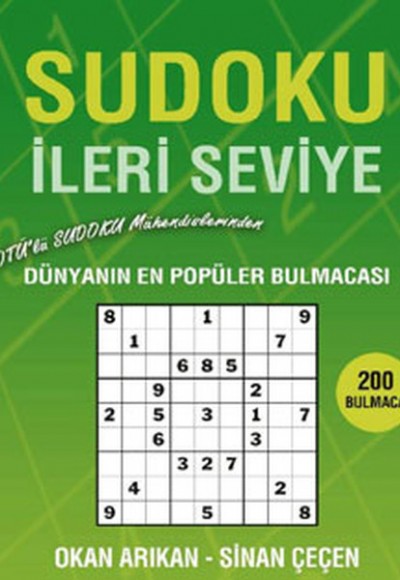 Sudoku İleri Seviye Dünyanın En Popüler Bulmacası Sudoku İleri Seviye Dünyanın En Popüler Bulmacası