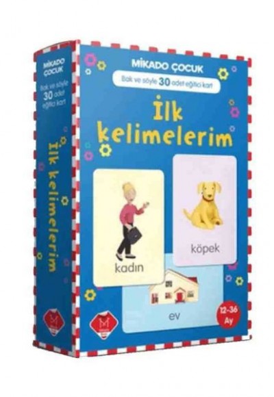 İlk Kelimelerim - 30 Adet Eğitici Kart İlk Kelimelerim - 30 Adet Eğitici Kart