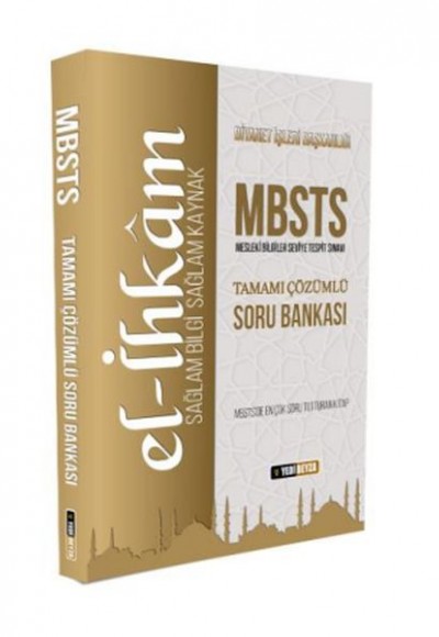 YediBeyza 2024 Mbsts El-İhkam Tamamı Çözümlü Soru Bankası YediBeyza 2024 Mbsts El-İhkam Tamamı Çözümlü Soru Bankası