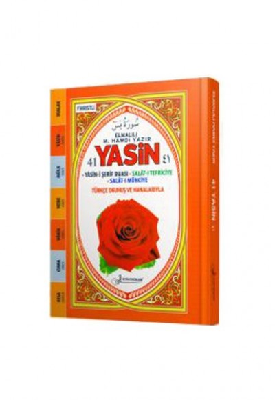 41 Yasin Türkçe Okunuş ve Manalarıyla Fihristli Çanta Boy Sert Kapak F042 41 Yasin Türkçe Okunuş ve Manalarıyla Fihristli Çanta Boy Sert Kapak F042