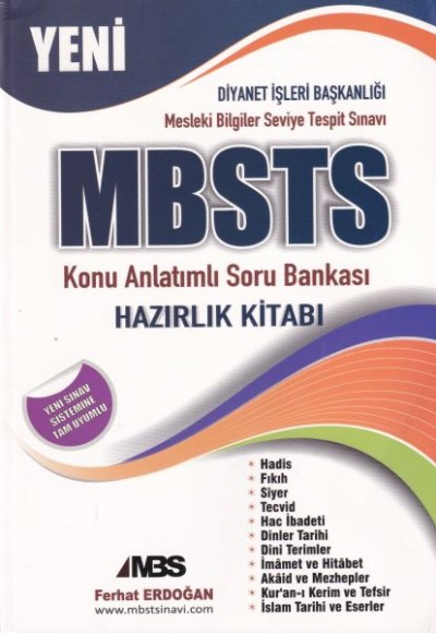 MBS MBSTS Konu Anlatımlı Soru Bankası MBS MBSTS Konu Anlatımlı Soru Bankası