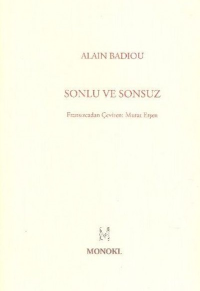 Sonlu ve Sonsuz Sonlu ve Sonsuz