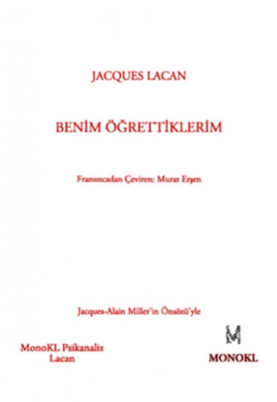 Benim Öğrettiklerim Benim Öğrettiklerim