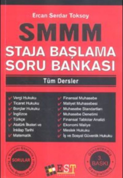 SMMM Staja Başlama Soru Bankası SMMM Staja Başlama Soru Bankası