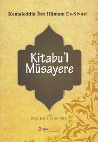 Kitabu'l Müsayere Kitabu'l Müsayere