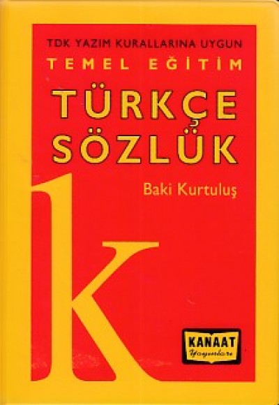 Temel Eğitim - Türkçe Sözlük (Plastik Kapak) Temel Eğitim - Türkçe Sözlük (Plastik Kapak)