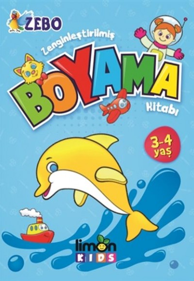Zenginleştirilmiş Boyama Kitabı 3 - 4 Yaş Zenginleştirilmiş Boyama Kitabı 3 - 4 Yaş
