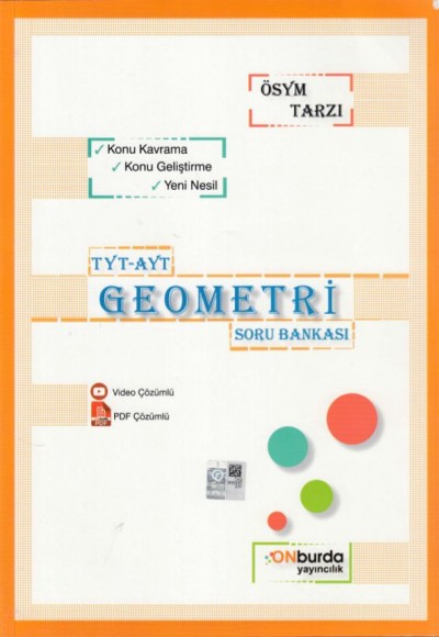 Onburda TYT AYT Geometri Soru Bankası Onburda TYT AYT Geometri Soru Bankası
