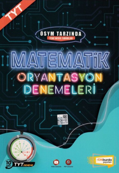 Onburda TYT Matematik 10'lu Oryantasyon Denemeleri Onburda TYT Matematik 10'lu Oryantasyon Denemeleri