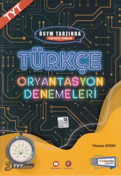 Onburda TYT Türkçe 10'lu Oryantasyon Denemeleri Onburda TYT Türkçe 10'lu Oryantasyon Denemeleri