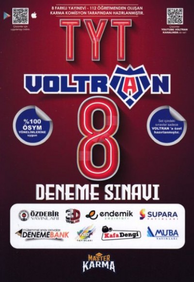Master Karma TYT Voltran 8 Deneme Sınavı Master Karma TYT Voltran 8 Deneme Sınavı