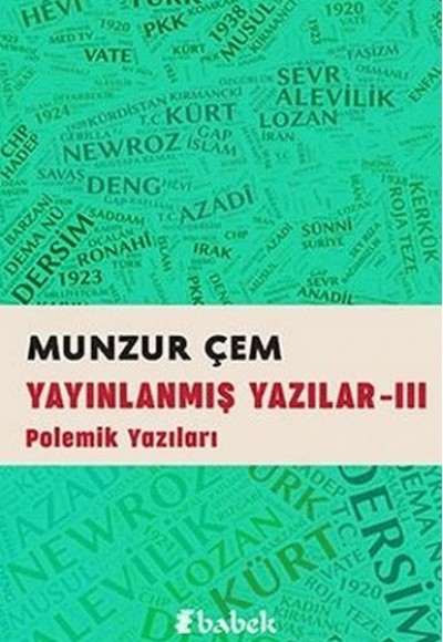 Yayınlanmış Yazılar -3 Yayınlanmış Yazılar -3