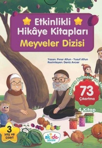 Meyveler Dizisi - Etkinlikli Hikaye Kitapları (4 Kitap Takım)
