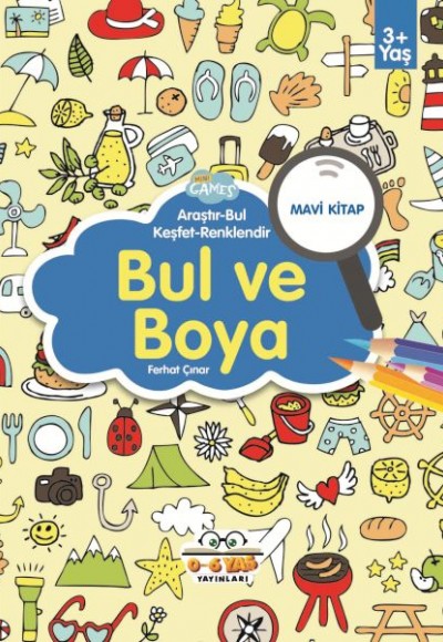 Bul ve Boya Mavi Kitap Bul ve Boya Mavi Kitap