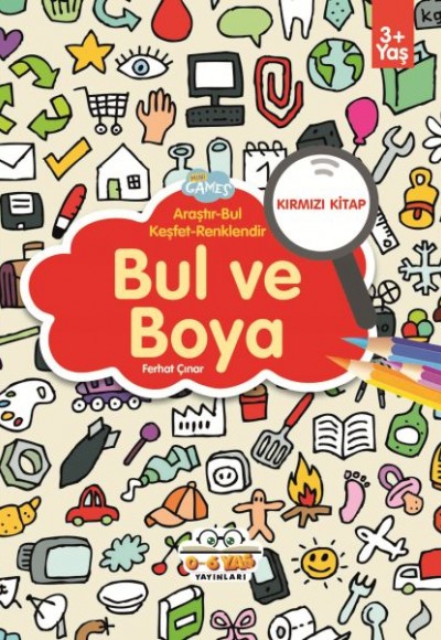 Bul ve Boya Kırmızı Kitap Bul ve Boya Kırmızı Kitap