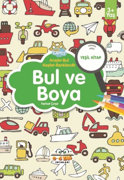 Bul ve Boya Yeşil Kitap Bul ve Boya Yeşil Kitap