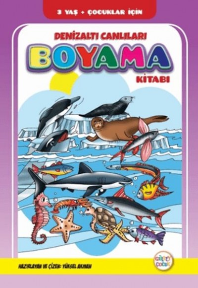 Denizaltı Çanlıları Boyama Kitabı