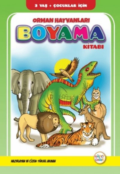 Orman Hayvanları Boyama Kitabı Orman Hayvanları Boyama Kitabı