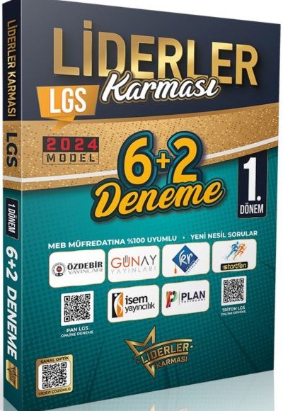 Liderler Karması LGS 1. Dönem 6+2 Deneme Seti Liderler Karması LGS 1. Dönem 6+2 Deneme Seti