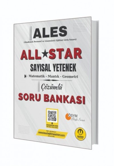 Tasarı ALES Sayısal Sözel Yetenek Soru Bankası Çözümlü