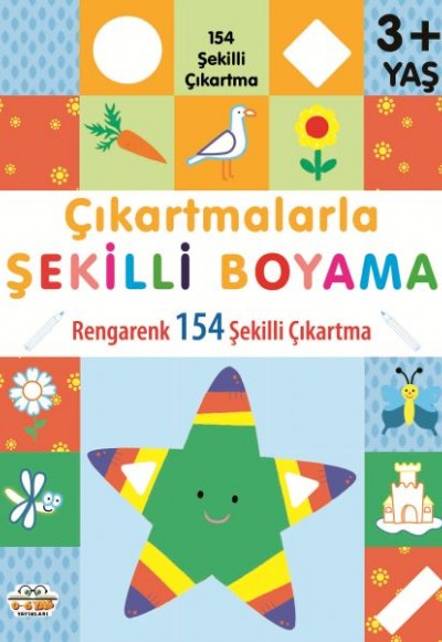 Çıkartmalarla Şekilli Boyama 3 Yaş Üstü Çıkartmalarla Şekilli Boyama 3 Yaş Üstü