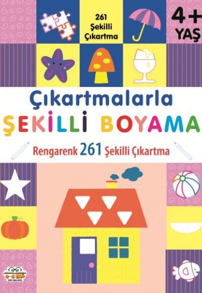 Çıkartmalarla Şekilli Boyama 4 Yaş Üstü Çıkartmalarla Şekilli Boyama 4 Yaş Üstü