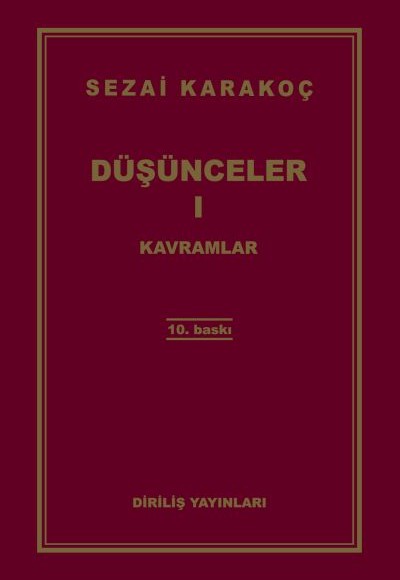Düşünceler 1 - Kavramlar Düşünceler 1 - Kavramlar