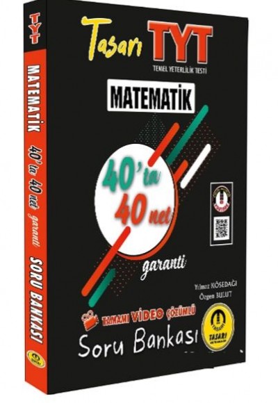 Tasarı TYT Matematik 40 ta 40 Net Soru Bankası Tasarı TYT Matematik 40 ta 40 Net Soru Bankası