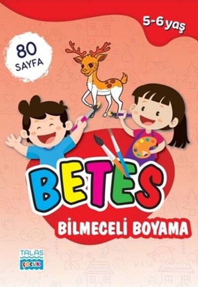 Betes Bilmeceli Boyama 5-6 Yaş Betes Bilmeceli Boyama 5-6 Yaş
