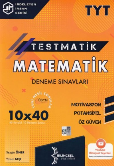 Bilinçsel 2021 TYT Testmatik Matematik Deneme Sınavları Bilinçsel 2021 TYT Testmatik Matematik Deneme Sınavları