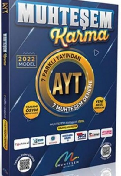 Muhteşem 2022 Model AYT 7 li Muhteşem Karma Deneme Seti Muhteşem 2022 Model AYT 7 li Muhteşem Karma Deneme Seti