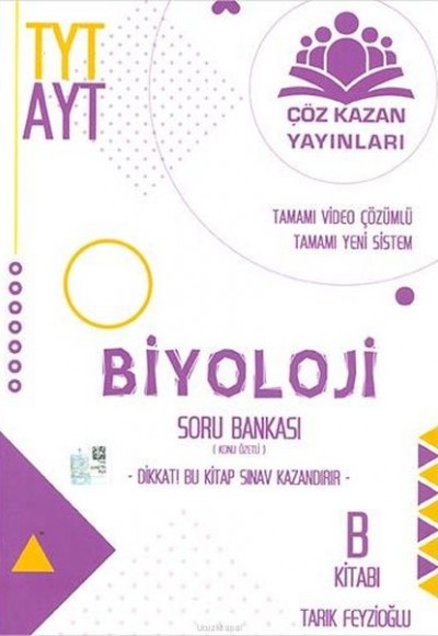 Çöz Kazan TYT AYT Biyoloji Soru Bankası (B) Kitabı (Yeni) Çöz Kazan TYT AYT Biyoloji Soru Bankası (B) Kitabı (Yeni)