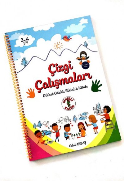 Çizgi Çalışmaları - Dikkat Odaklı Etkinlik Kitabı Çizgi Çalışmaları - Dikkat Odaklı Etkinlik Kitabı