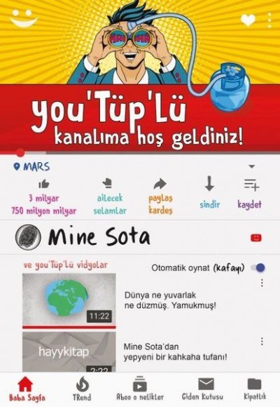 You‘Tüp’lü Kanalıma Hoş Geldiniz! You‘Tüp’lü Kanalıma Hoş Geldiniz!