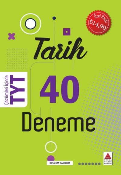 Delta Kültür TYT Tarih 40 Deneme (Yeni) Delta Kültür TYT Tarih 40 Deneme (Yeni)