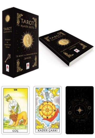 Tarot Klasik Deste, 78 Kart ve Anahtar Kitap Tarot Klasik Deste, 78 Kart ve Anahtar Kitap