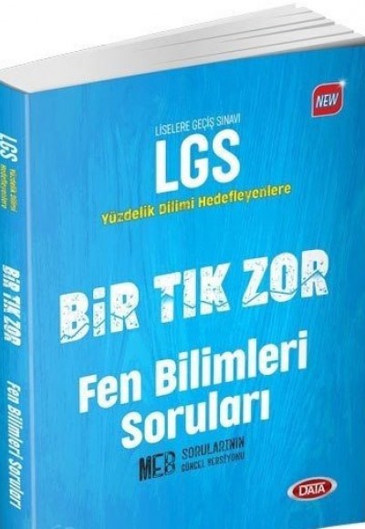Data LGS Bir Tık Zor Fen Bilimleri Soruları (Yeni) Data LGS Bir Tık Zor Fen Bilimleri Soruları (Yeni)
