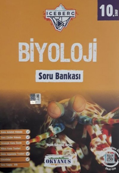 Okyanus 10. Sınıf Iceberg Biyoloji Soru Bankası (Yeni) Okyanus 10. Sınıf Iceberg Biyoloji Soru Bankası (Yeni)