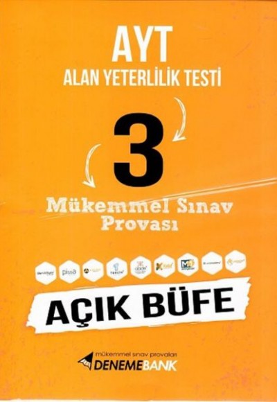 DenemeBank AYT Açık Büfe 3 Mükemmel Sınav Provası DenemeBank AYT Açık Büfe 3 Mükemmel Sınav Provası
