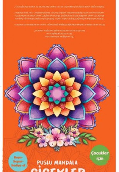 Puslu Mandala - Çiçekler (Boya-Kopar-Hediye Et) Puslu Mandala - Çiçekler (Boya-Kopar-Hediye Et)