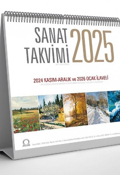 Sanat Takvimi 2025 Masa Takvimi Sanat Takvimi 2025 Masa Takvimi